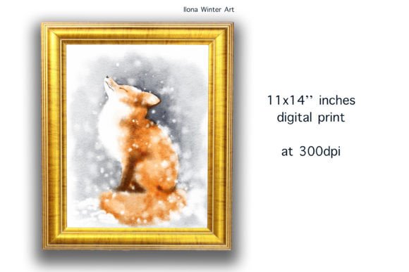 Download Watercolor Cute Fox Printable Wall Art - Premium Bundle