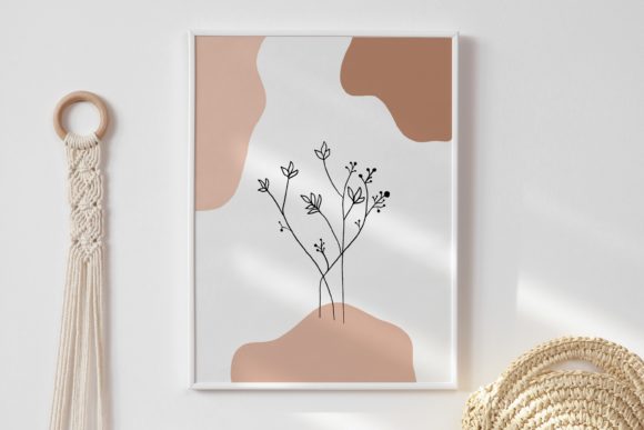 Download Printable Wall Art, Abstract Floral Wall - Premium Resources